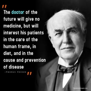 Thomas Edison on The Future of Medicine